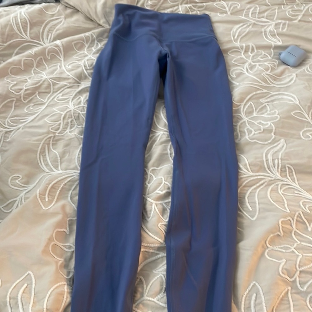 Lululemon blue leggings, size four only worn once
